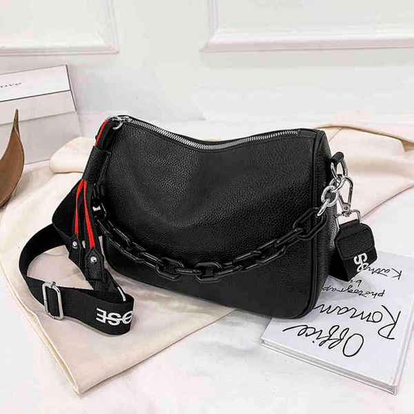 

evening bags women famous brand female shoulder bag fashion wide belt soft small bolsa sac handbags egi2