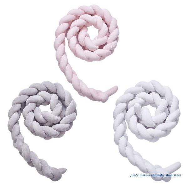 

bedding sets 67jc braided crib bumper baby cot bed sleep for borns kids