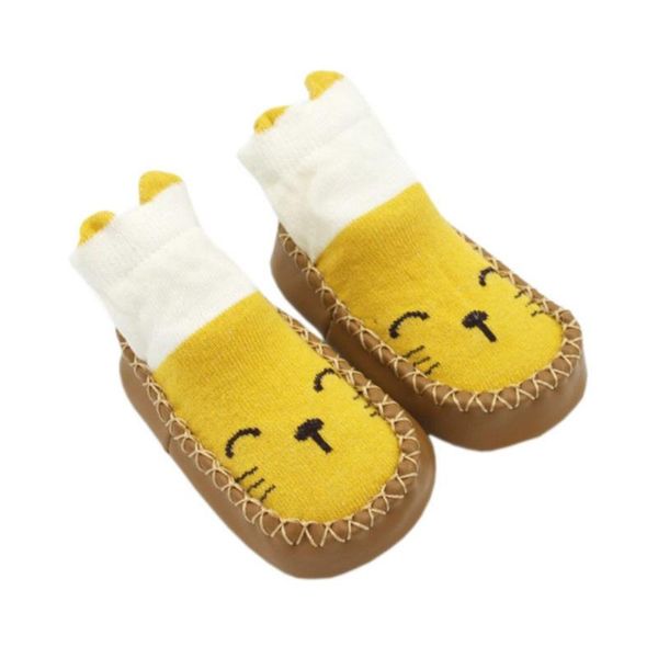 

kruleepo children floor socks shoes cartoon kids boy girl first walkers
