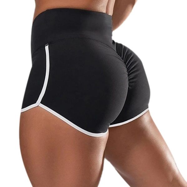 

yoga outfit female sport short for girls 2021 summer high waist patchwork shorts women casual loose ladies sportswear plus size s-5xl