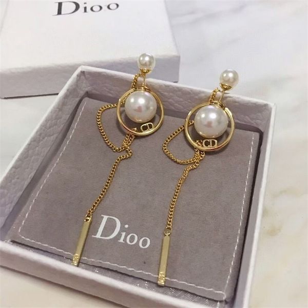 

special offer 75% off outlet online 2021 new size pearl tassel earrings 0fro, Silver