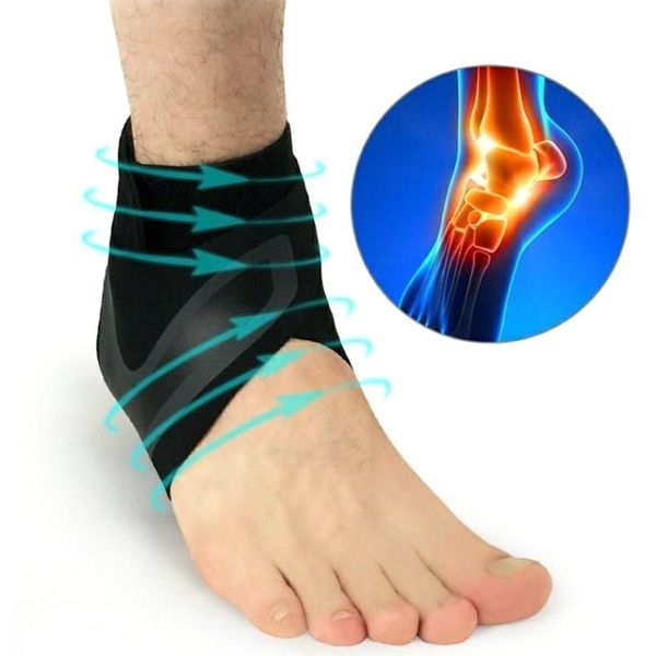 

wrist support ankle strap compression foot brace elasticated bandage wrap, Black;red
