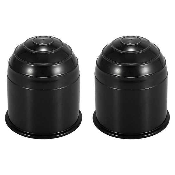 

parts 2 pcs universal trailer hitch ball cover cap waterproof 50mm id black for car truck rv boat