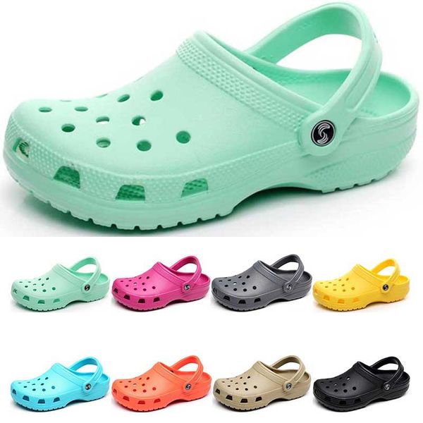 

313 ale fashion sandals slip on casual beach waterproof shoes men classic nursing clogs hospital women slippers work medical, Black