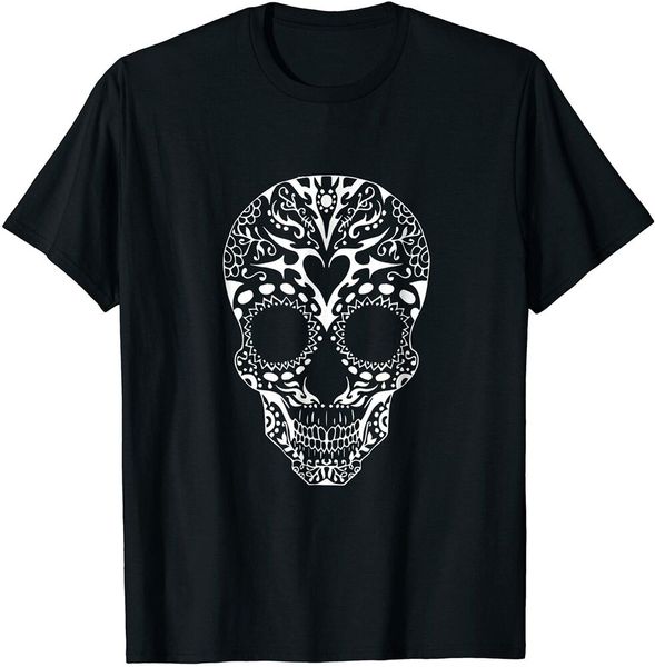 

batik skull tattoo tshirt skull tee size m-5xl, White;black