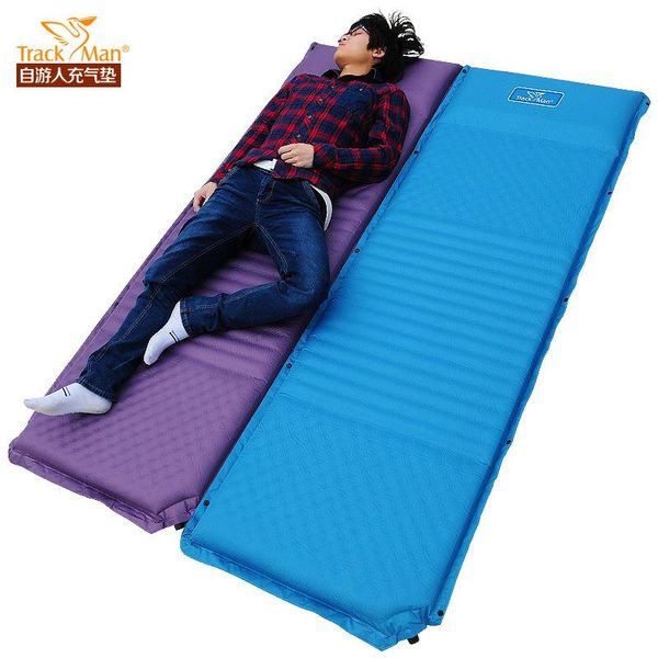 

trackman tm2221 188*66*7.5cm can be spliced lightweigh inflatable mattress camping beach mat moisture-proof sleeping pad outdoor pads
