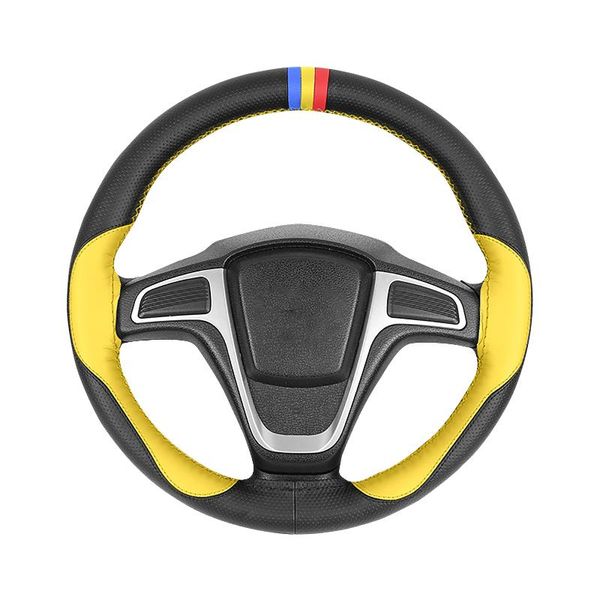 

steering wheel covers cover soft sporty protective all season easy install practical anti slip pu leather safe driving car interior