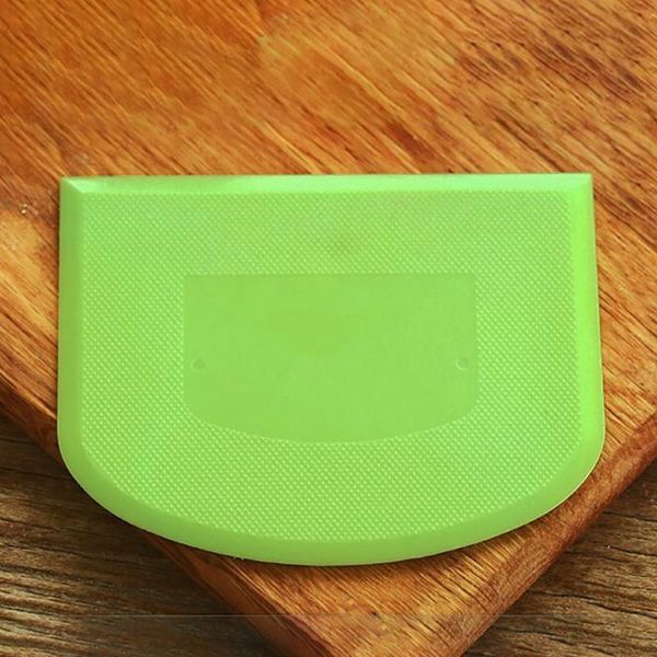 

1pc plastic cake cream spatula dough butter batter scraper baking tools for home nough cutting kitchen gadgets & pastry