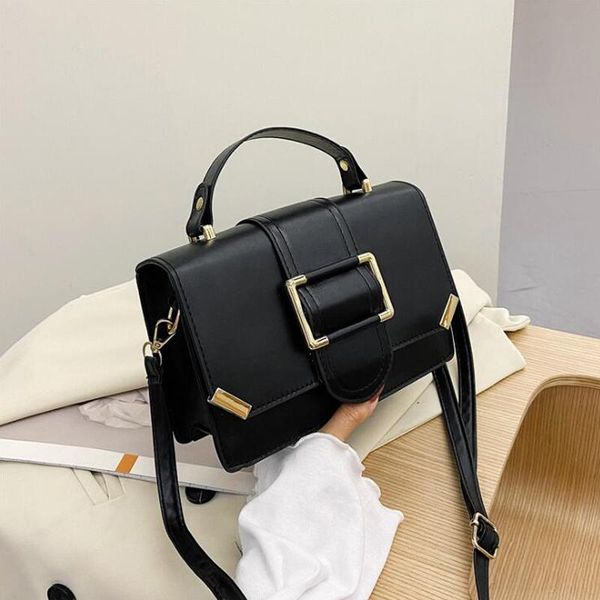 

trendy flap shoulder bag solid travel crossbody bags for women fashion designer handbags and purses female messenger evening
