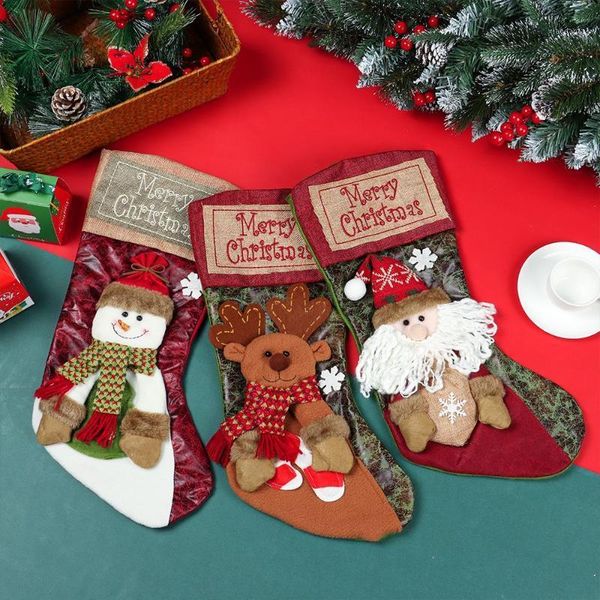 

christmas decorations props gift bag tree pendant decoration socks stocking candy