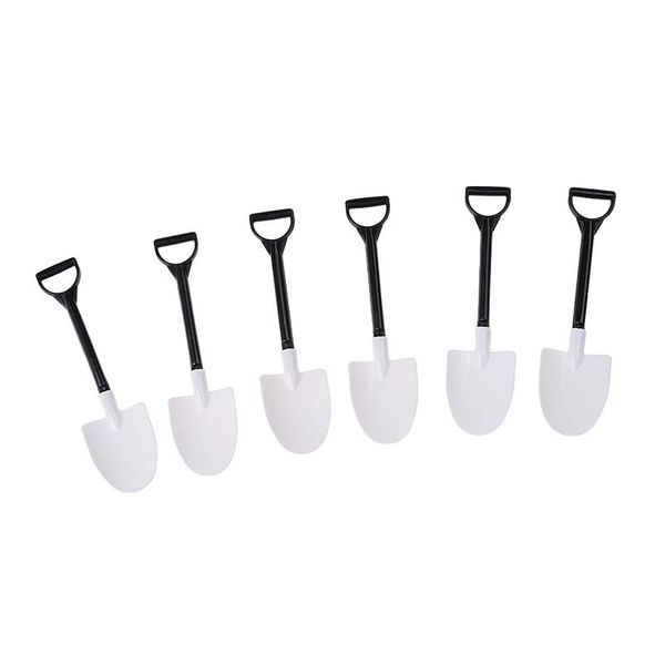 

spoons 50pc/pack plastic disposable mini shovel spoon potted ice cream cake for kids dessert tea coffee party supplies