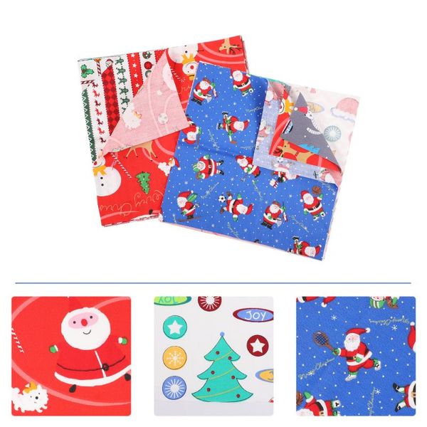 

christmas decorations 13pcs style printing quilting fabric bundles diy sheet