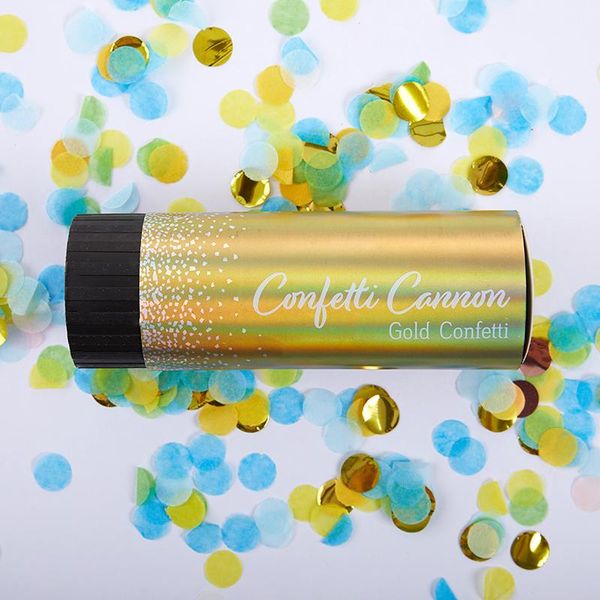 

party decoration mini round confetti gender reveal paper cannons handheld fireworks for wedding happy birthday