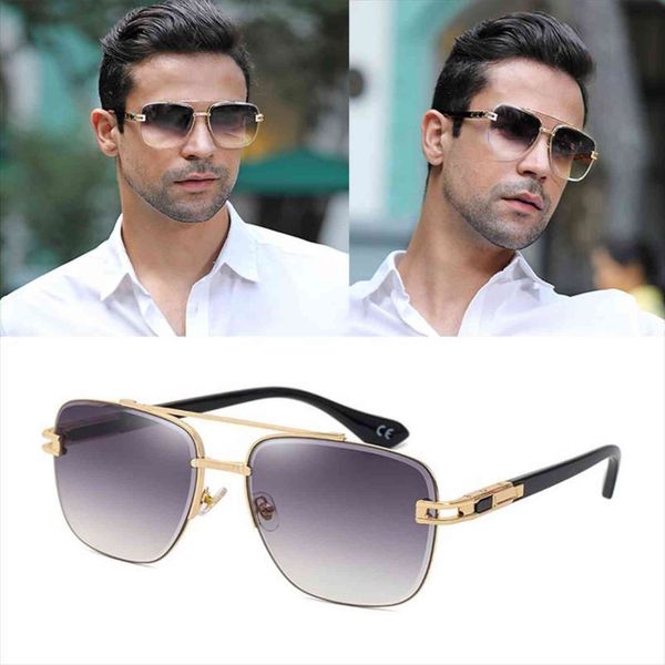 

square sunglasses for men fashion vintage oculos de sol masculino tide zonnebril heren brown glasses, White;black