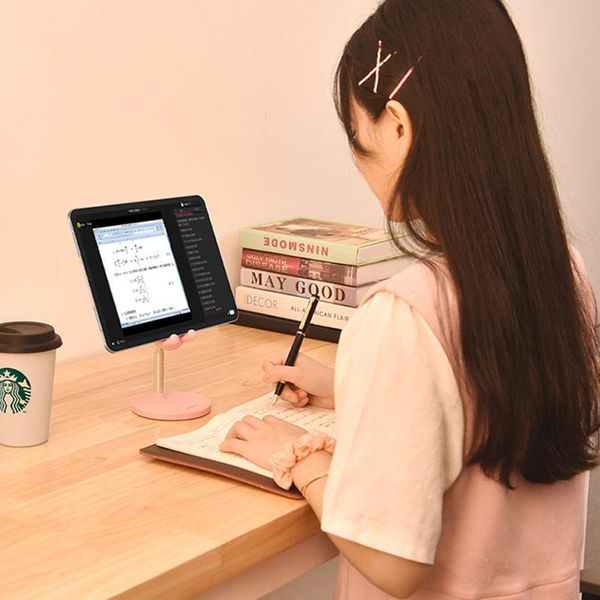 

phone stand with adjustable height angle for iphones and ipads tablet holders bracket mobile stands h- cell mounts &