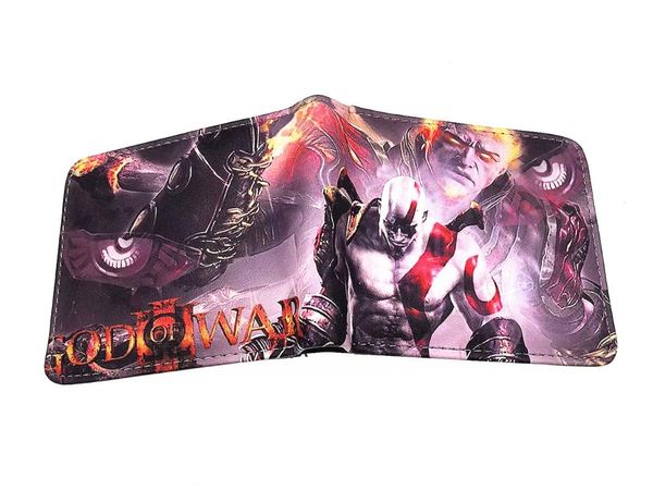 

wallets god of war men women pu wallet coin purse id/ holder, Red;black