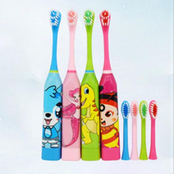 

smart electric toothbrush vbatty children's cartoon sonic oral hygiene dental care children battery brush
