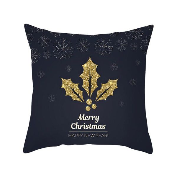 

pillow case merry christmas cases 45cm*45cm retro cotton linen home cushioncover warm chair pillowcases for bedroom