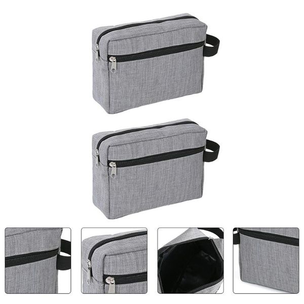 

storage bags 2pcs large capacity travel wash outdoor portable bathing pouches