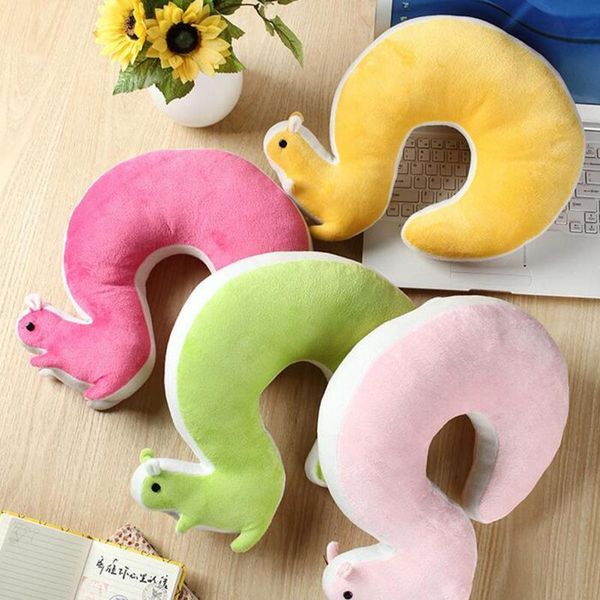 

pillow 1pcs squirrel u-shape pillows cute novelty cartoon animal cotton plush neck travel car home nap