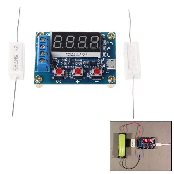 

zb2l3 li-lon lithium lead acid accu capacity meter discharge tester analyzer