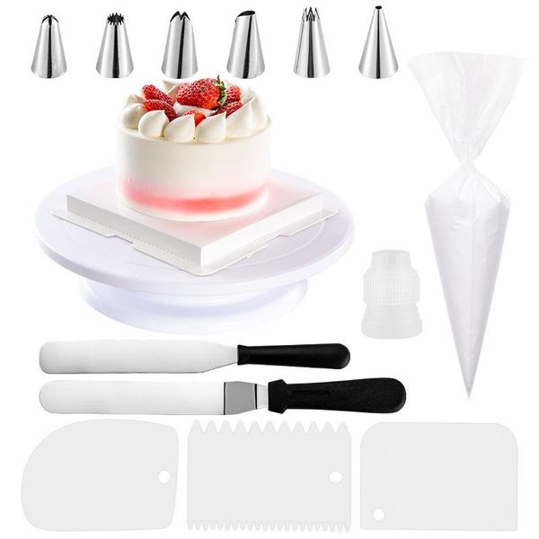 

baking & pastry tools decorating bag, spatula, utensils, 63-piece set, nozzle, stainless steel set