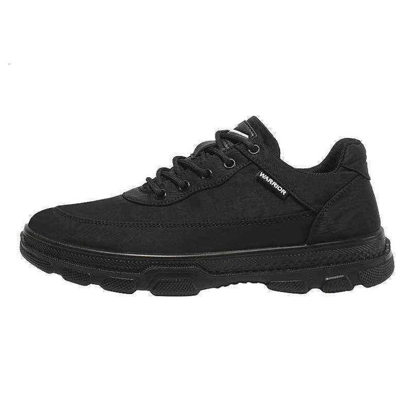 

huili men's sho 2021 casual black board running soft soled wear-ristant work