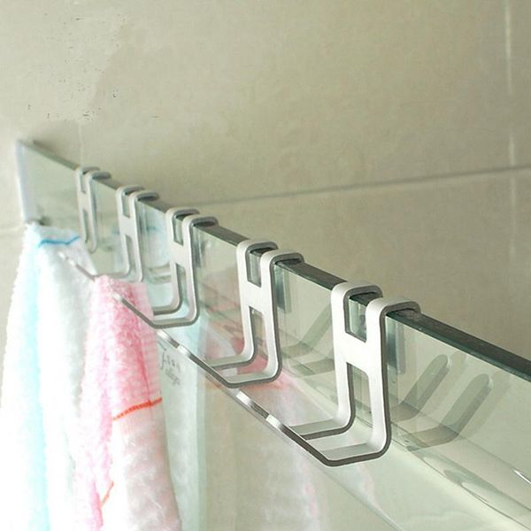 

towel racks 1pcs space aluminum rack hanger key holder clothes bathroom organizer