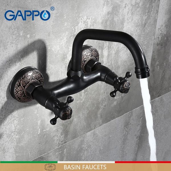 

bathroom sink faucets gappo basin mixer tap faucet wall mounted water waterfall