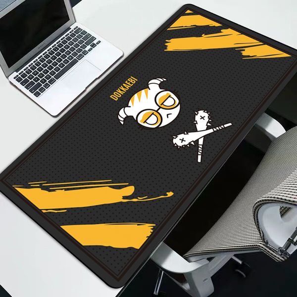 Cute Rainbow Six Siege 80x30cm Gomma Super Large PC Mousepad Gamer Tappetini per mouse da gioco XL Tappetino per tastiera da tavolo Computer portatile