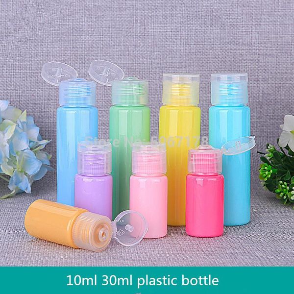 

10/30/50/100pcs 10ml 30ml empty shampoo bottles plastic for travel container cosmetics lotion storage & jars