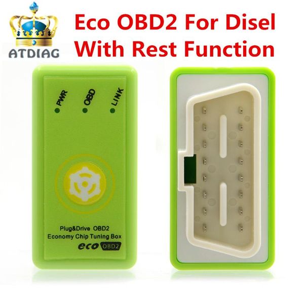

code readers & scan tools ecoobd2 economy chip tuning box obd car fuel saver eco obd2 for benzine cars saving 15% nitro reset button