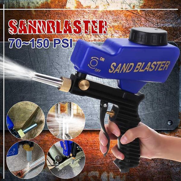 

professional spray guns 150psi handheld pneumatic anti-rust sandblaster protection sand gravity sandblasting gun mini air tools