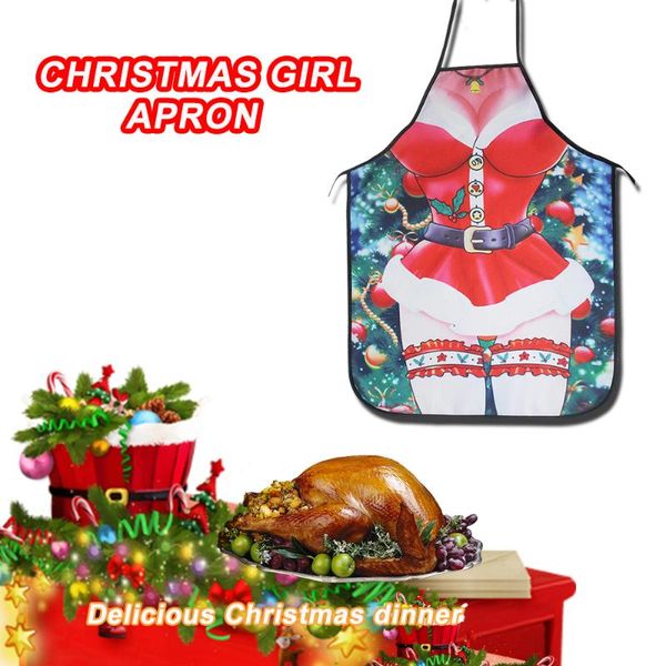 

aprons mrs santa claus festive xmas bbq apron party novelty costume 2