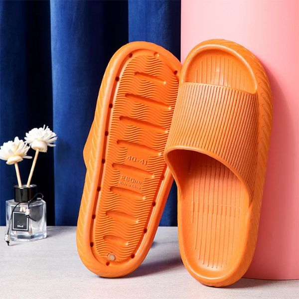 

home indoor slippers summer women's platform ladies slides soft soled bathroom shoes flat sandals beach, Black