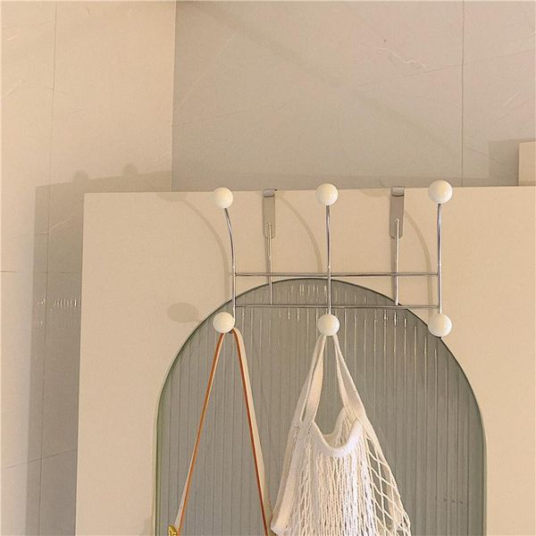 

other home decor vintage wall hook korean style cream color metal clothes hat holder rack bathroom organizer kids room nursery decoration
