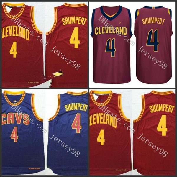 

cleveland cavaliers men #4 iman shumpert retro basketball jersey, Black