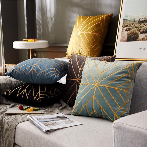 

cushion/decorative pillow european style velvet cushion covers decorative pillows bed cotton printed throw pillowcases for home decor sofa c