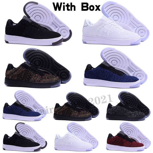 

men women low cut one 1 shoes white black skateboarding classic fly trainers high sneakers walking36-45, White;red