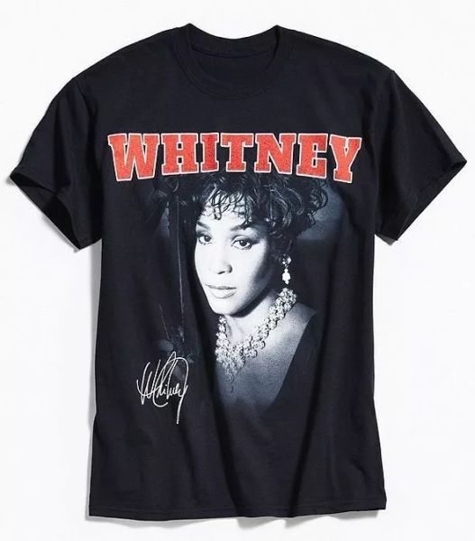 

whitney houston whitney tshirt new 100 authentic0123452307443, White;black