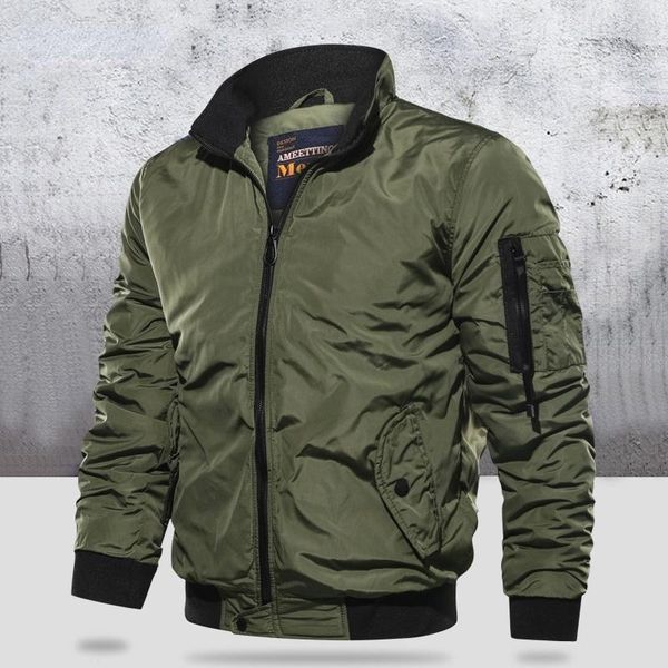 

men's jackets military jacket slim bomber aurumn winter men outerwear casual long sleeve jackes and coats mens clothing plus size, Black;brown