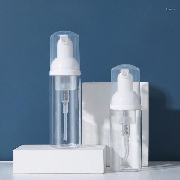

storage bottles & jars 10pcs 50ml plastic bpa refillable foam pump dispenser mist spray empty containers