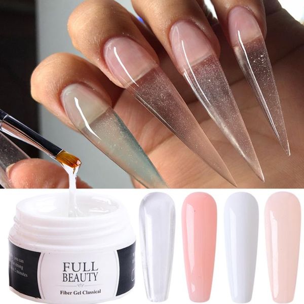 

nail gel 15ml acrylic for extension tips quick building uv builder repair broken finger prolong form manicure tools, Red;pink
