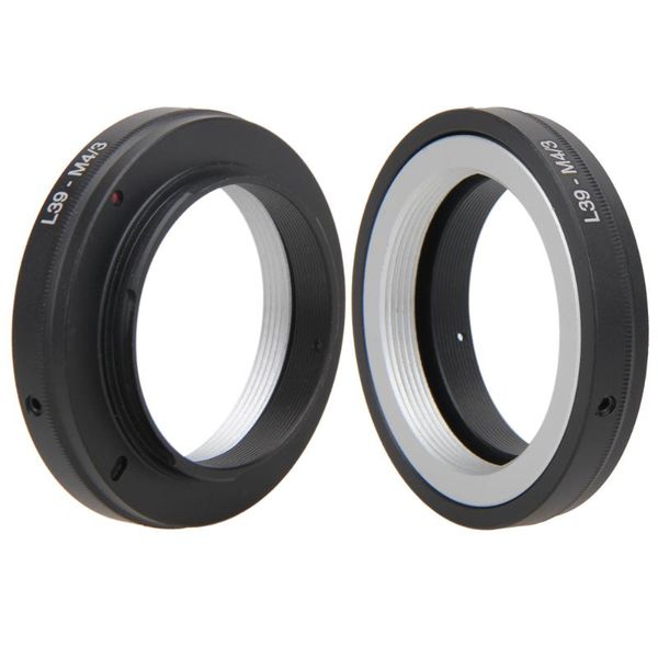 

lens adapters & mounts black rubber ring l39 m39 to micro 4/3 m43 adapter camera po lenses accessories