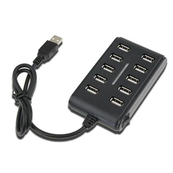 

hubs 10 ports usb2.0 hub data sync adapter 480mbps high speed plug & play usb portable mobile phone charging for lappc