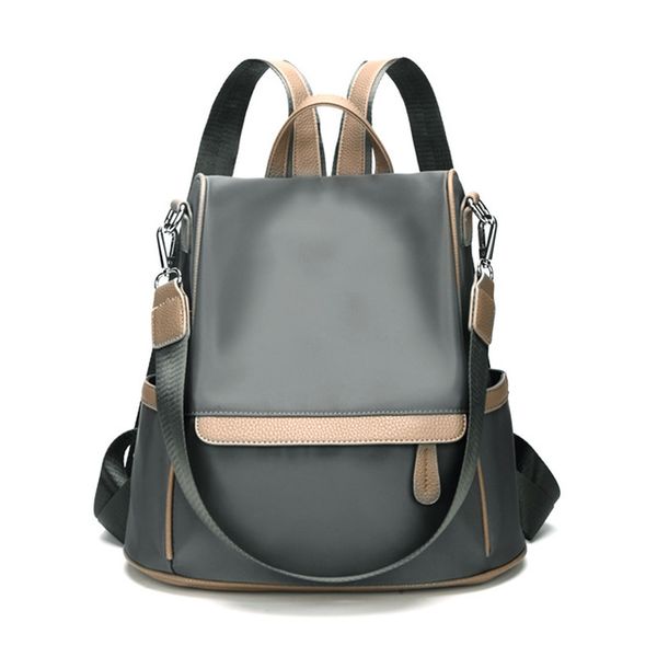 

knapsack student fashion leisure women shoulder bag canvas oxford backpack style handbag small schoolbag computer package a1063