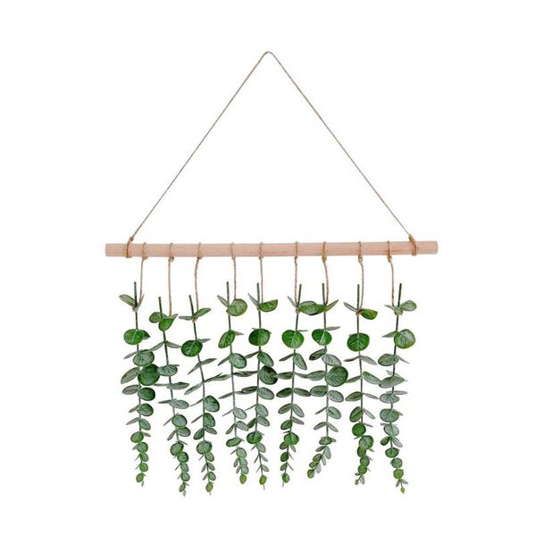 

decorative flowers & wreaths artificial eucalyptus vine leaves flower room decorations arrangements party backdrop home decor wall hanging r