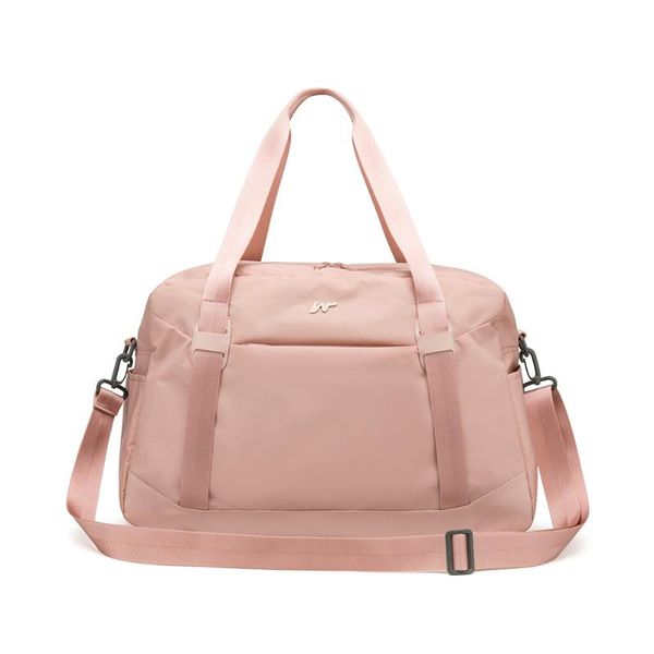 

folding large travel cabin tote handbag polyester waterproof shoulder bag weekend gym female duffel bags