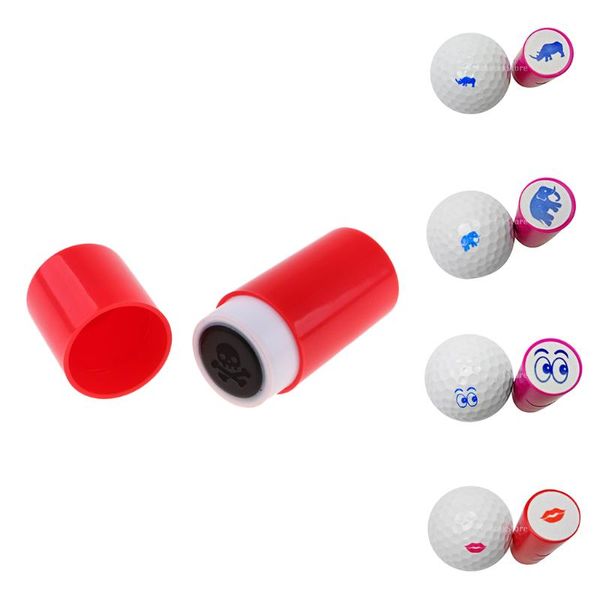 

golf balls 2pcs/set abs plastic ball stamp stamper marker impression seal - long