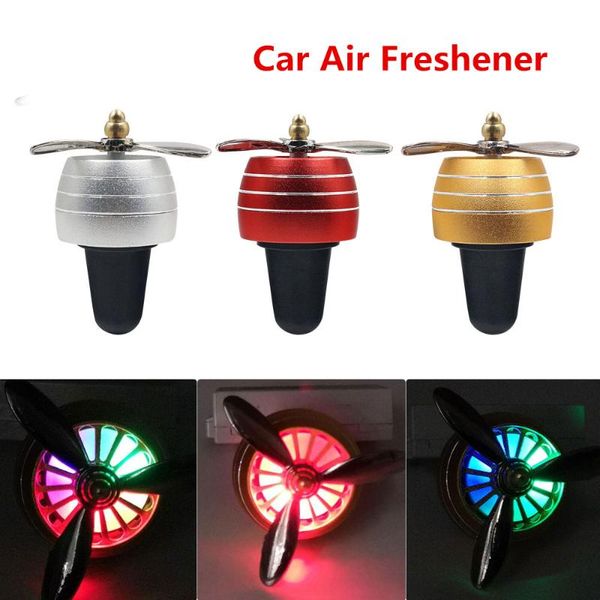 

car air freshener mini conditioner fan portable auto smell led conditioning vent
